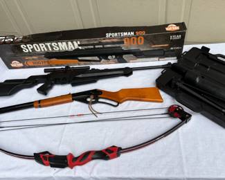Sportsman and Red Ryder BB Guns, Bow, Bushnell Sentry Spotting Scope