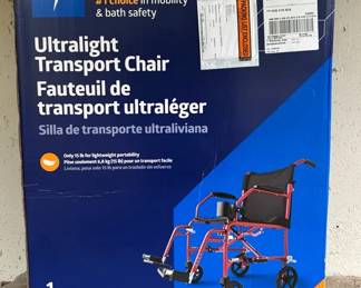 Medline Ultralight Transport Chair NEW in BOX