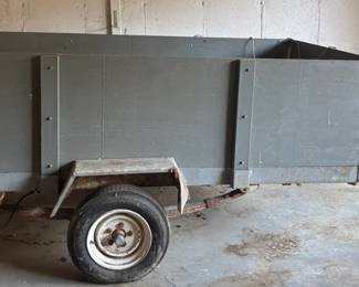 Wood and Metal Trailer