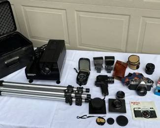 Pentax Camera, Lenses, Projector, More