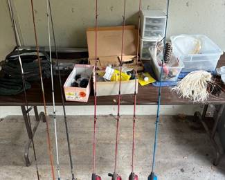Fishing Poles Fly Making