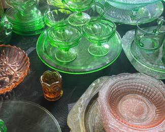 Depression glassware