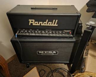 Randall RG1003H 100Watt Guitar Amplifier Head with Mesa Engineering Speaker Cabinet