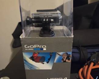 GoPro Hero4 Silver Action Camera Box with Mounting Accessories