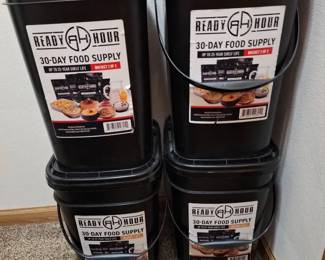 Ready Hour 30Day Emergency Food Supply Buckets 4 Buckets
