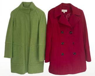 Green Red Peacoat Lot