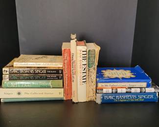 Isaac Bashevis Singer Lot Novels, Short Stories, Biographies