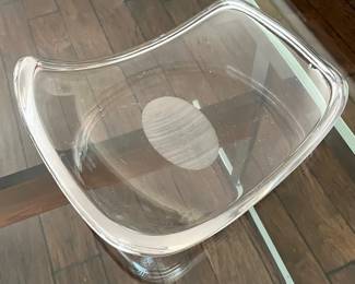 Vintage Herb Ritts Astrolite Lucite Freeform Centerpiece Bowl MCM