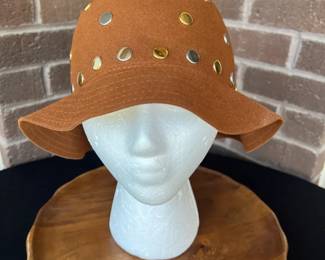 1960s Therese Ahrens Bergdorf Goodman Wool Bucket Hat