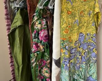 Scarf Lot 100 Silk, Oscar de la Renta, Pashmina, Vince Camuto More 14 Pcs