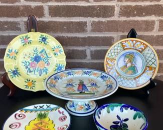 Collection of HandPainted European Ceramics Pottery Italy and More