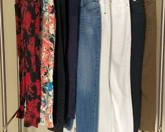 Ladies Chicos Casual Pants Lot 9 Pairs US Sz 4P