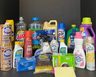 Cleaning Supplies Lot of Used Items