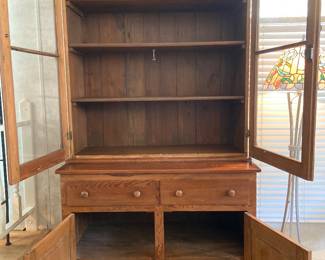 Vintage Pine Hutch