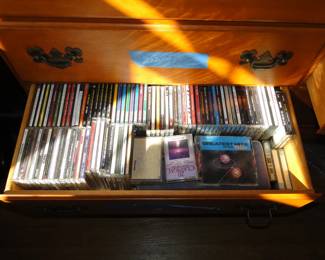 DVDs and CDS