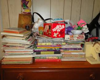 Children's books, toys