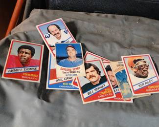 A few football cards