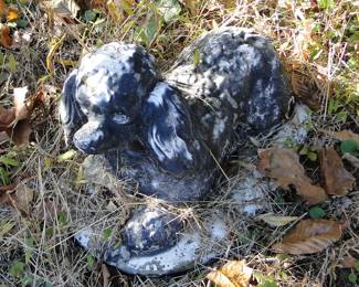 Dog statuary
