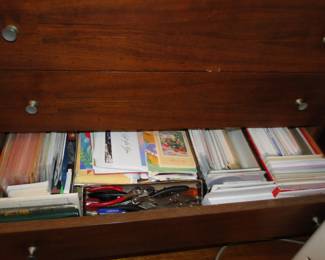 Lots of unused greeting cards