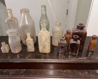 Antique Glass bottles 
