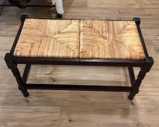 Woven bench 