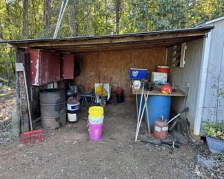 outside of shed