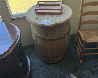 wood barrel