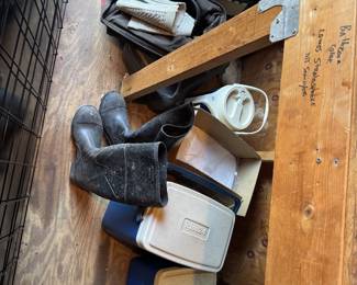 coolers in shed