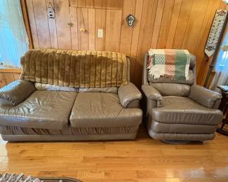 love seat $120.00 recliner $100.00
