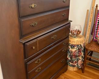 mid century chest of drawers $250.00