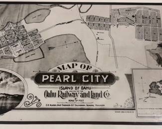 BCD021 - Historical Map of Pearl City Rail Station 1895