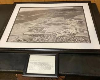 BCD023 - Framed Aerial View Of Aiea, 1933