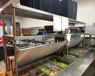 BCD049 - Stainless Steel Restaurant Kitchen Shelving