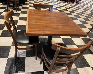 BCD016 - Laminate Table With 3 Chairs