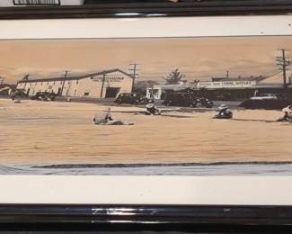 BCD082 - Framed Historical Photograph of Kewalo