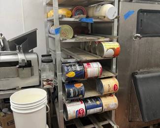 BCD052 - Commercial First-In-First-Out Large Can Storage Tower