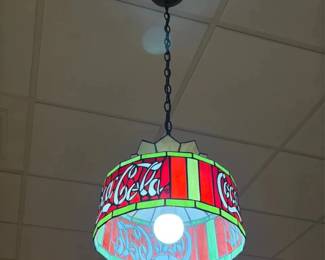 BCD123 - Coca Cola Tiffany Style Single Light #1