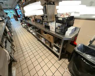 BCD067 - 15' Long Commercial Stainless Steel Countertop