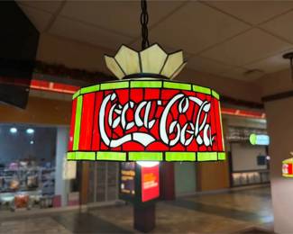 BCD125 - Coca Cola Tiffany Style Single Light #3