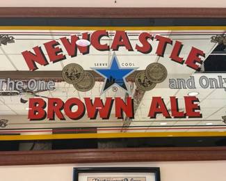 BCD083 - Large NewCastle Brown Ale Wall Mirror