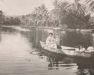 BCD103 - Historical Photo of The Old Waikiki Waterway Before The Ala Wai Canal