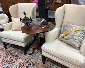 Pair of Wingback Chairs