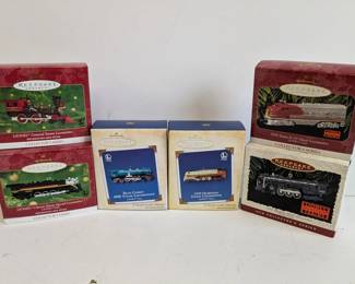 Lot 507: Hallmark Keepsake Lionel train ornaments