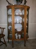 Bow Front China Cabinet