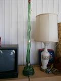 Rare 1975 Chianti Mirafiore wine snake bottle 42" tall