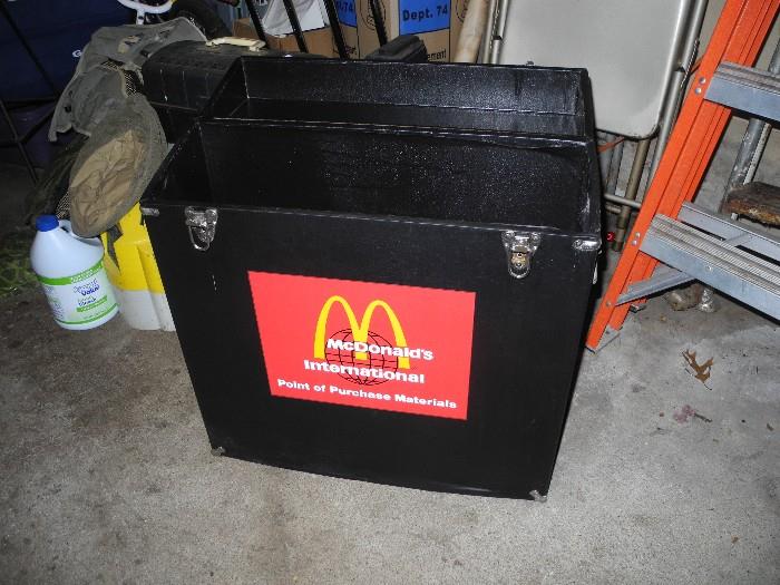 There are several of these which the artist was given to carry the work done for McDonald's Corp.