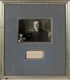 Lot#25, WINSTON CHURCHILL, AUTOGRAPH AND PHOTO, H 8", W 6"
