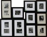 Lot#51, EDWARD WESTON (AMERICAN 1886-1958), PHOTOGRAPHS, 13 PIECES, SCRAPPIES,Featuring outdoor scenes.  Framed and matted under glass.  Scrappies.  Ex. Estate of Bea Prendergast.  Note from Weston to Bea Prendergast on the back of one of the photos.