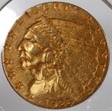 Lot#407, INDIAN-CHIEF/EAGLE $2.50C GOLD COIN RARE 1926 1