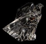 Lot#1276, STEUBEN GLASS EAGLE, H 6": Signed Good condition jw